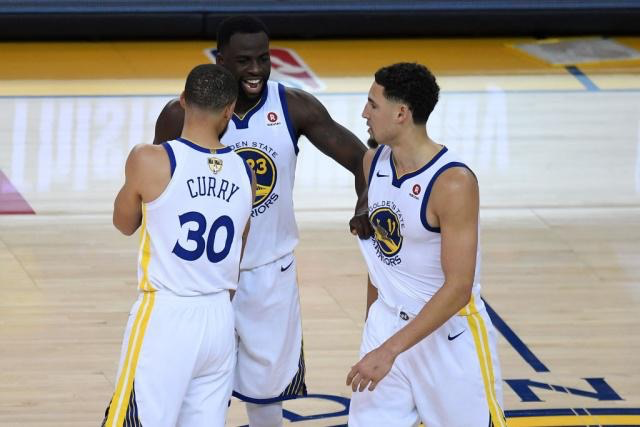 NBA总决赛G5决胜局，库里加冕三分王助勇士夺冠